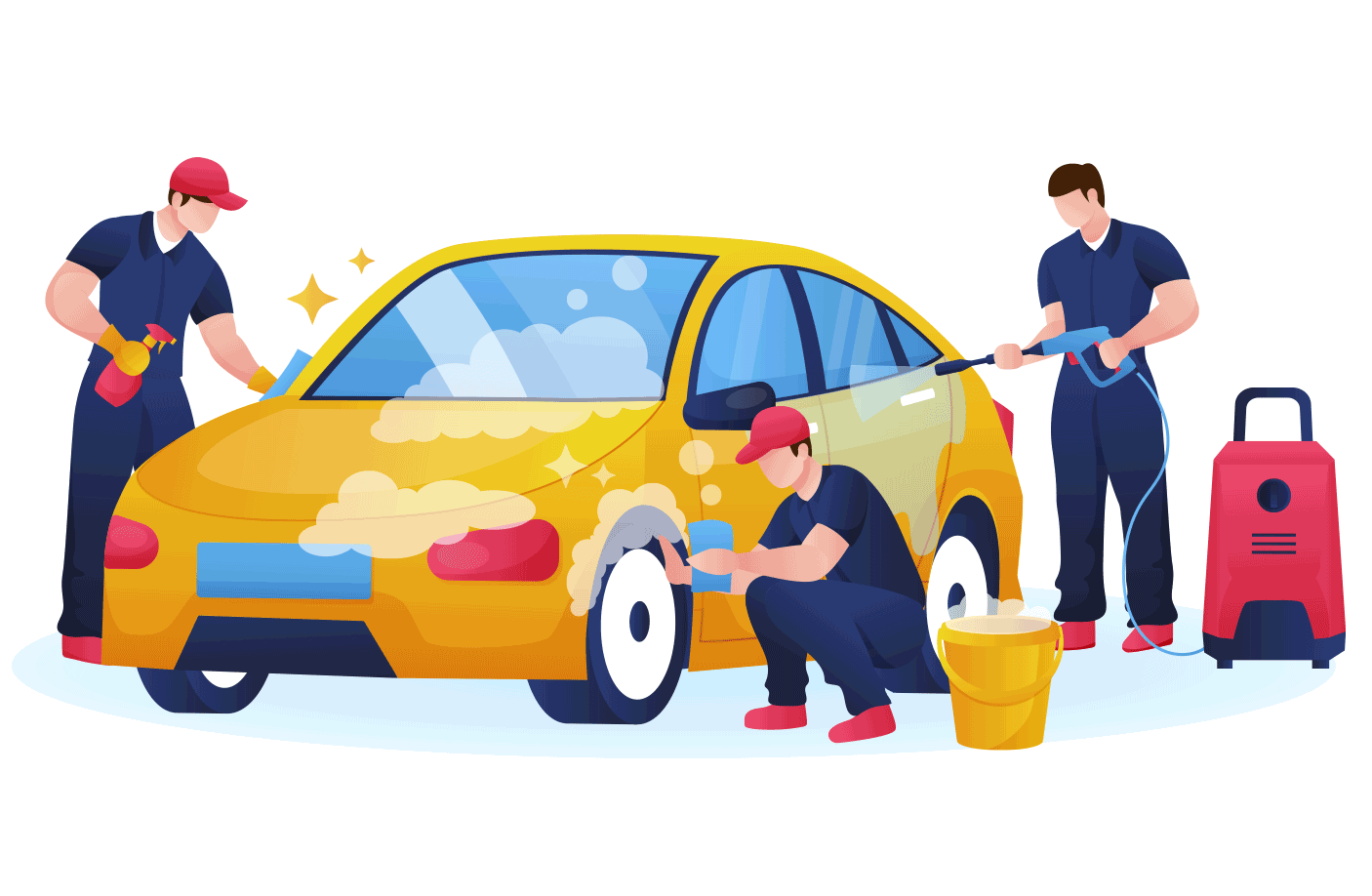About Rainbow Car wash Qatar